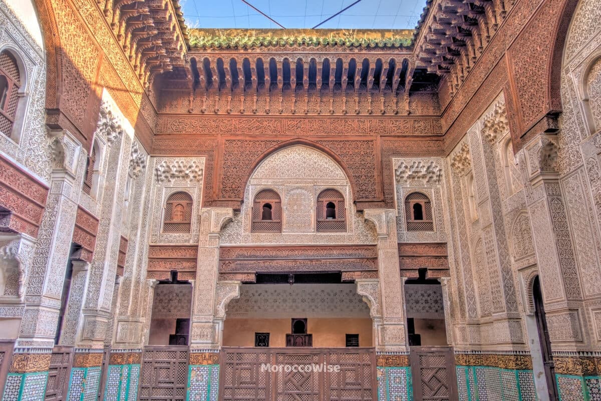 A quiet lane inside the old medina of Meknes