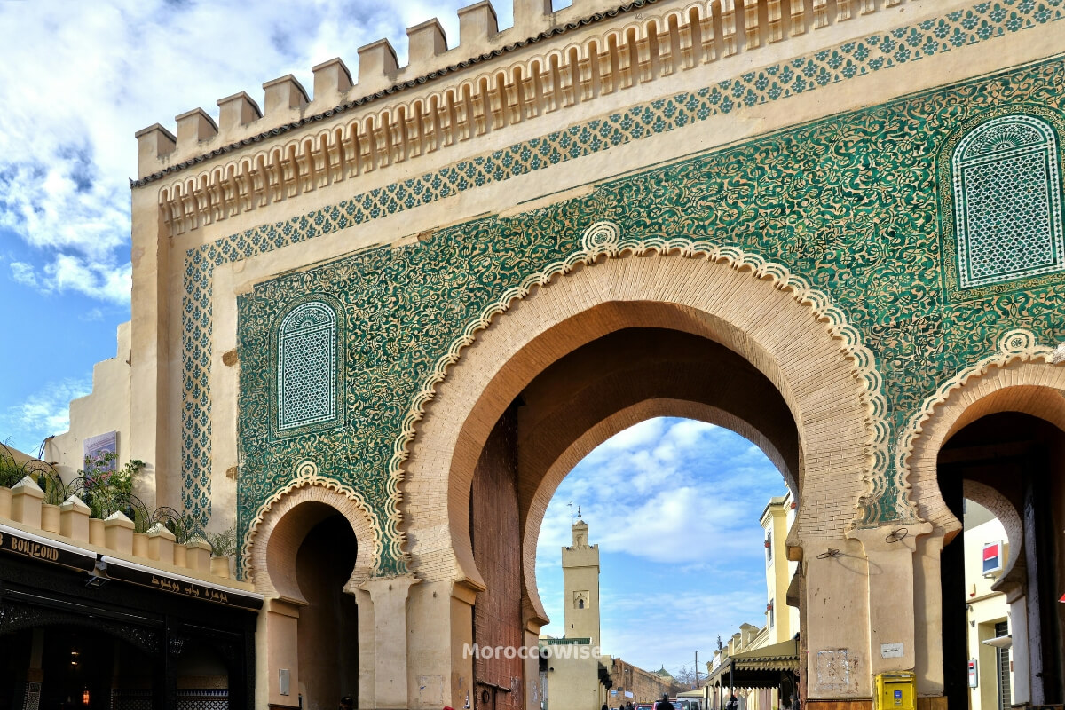Historic streets and traditional architecture in Fes el-Bali