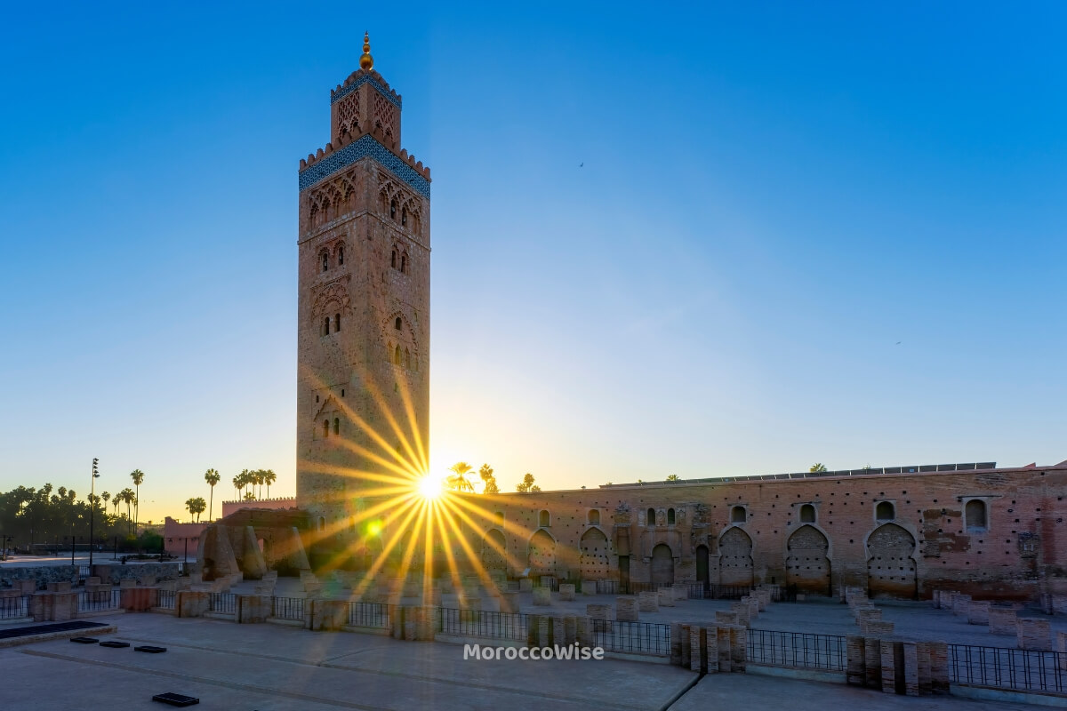 Historic details of Marrakech's medina and traditional architecture